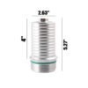 Oil filter housing for Volkswagen Audi gearbox DSG7 speed 0BH325159 CAP11 - Image 2