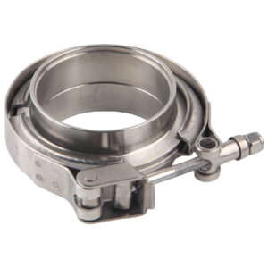 2.5" Quick Release V Band Clamp with Male Female Flanges Stainless Steel for Turbo Downpipes