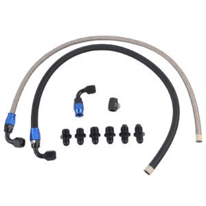 25 inch AN6 Power Steering Pump Hose Fittng Kit for Chevy C10 LS Swap Connects GM Type 2